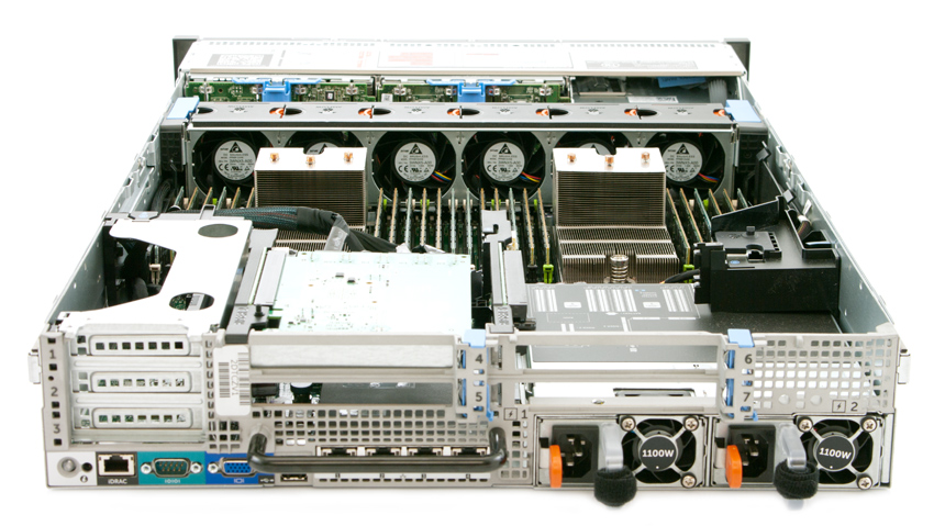 Dell R720 motherboard with PCIe risers